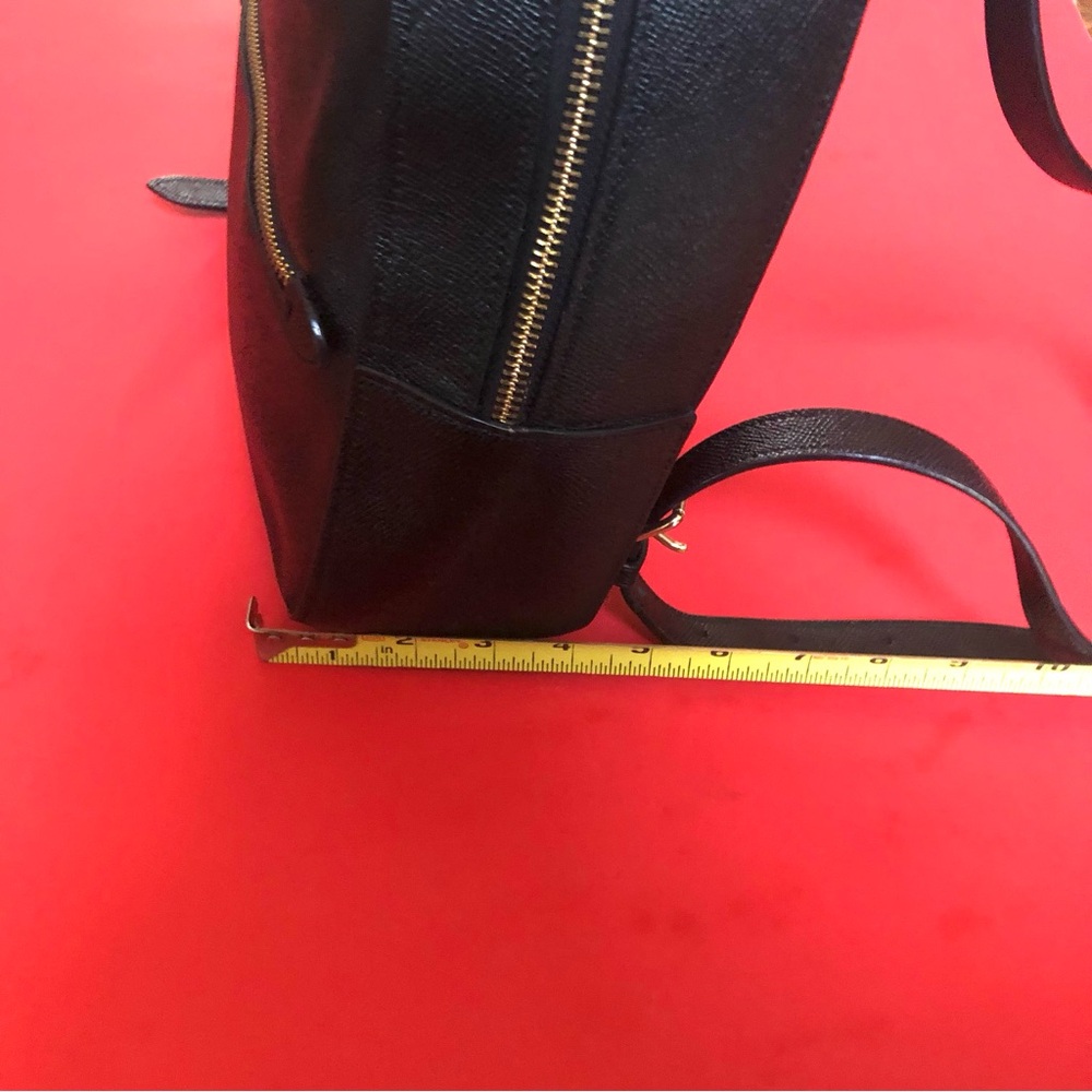 Coach Jordyn Black Leather Backpack - Picture 7 of 12